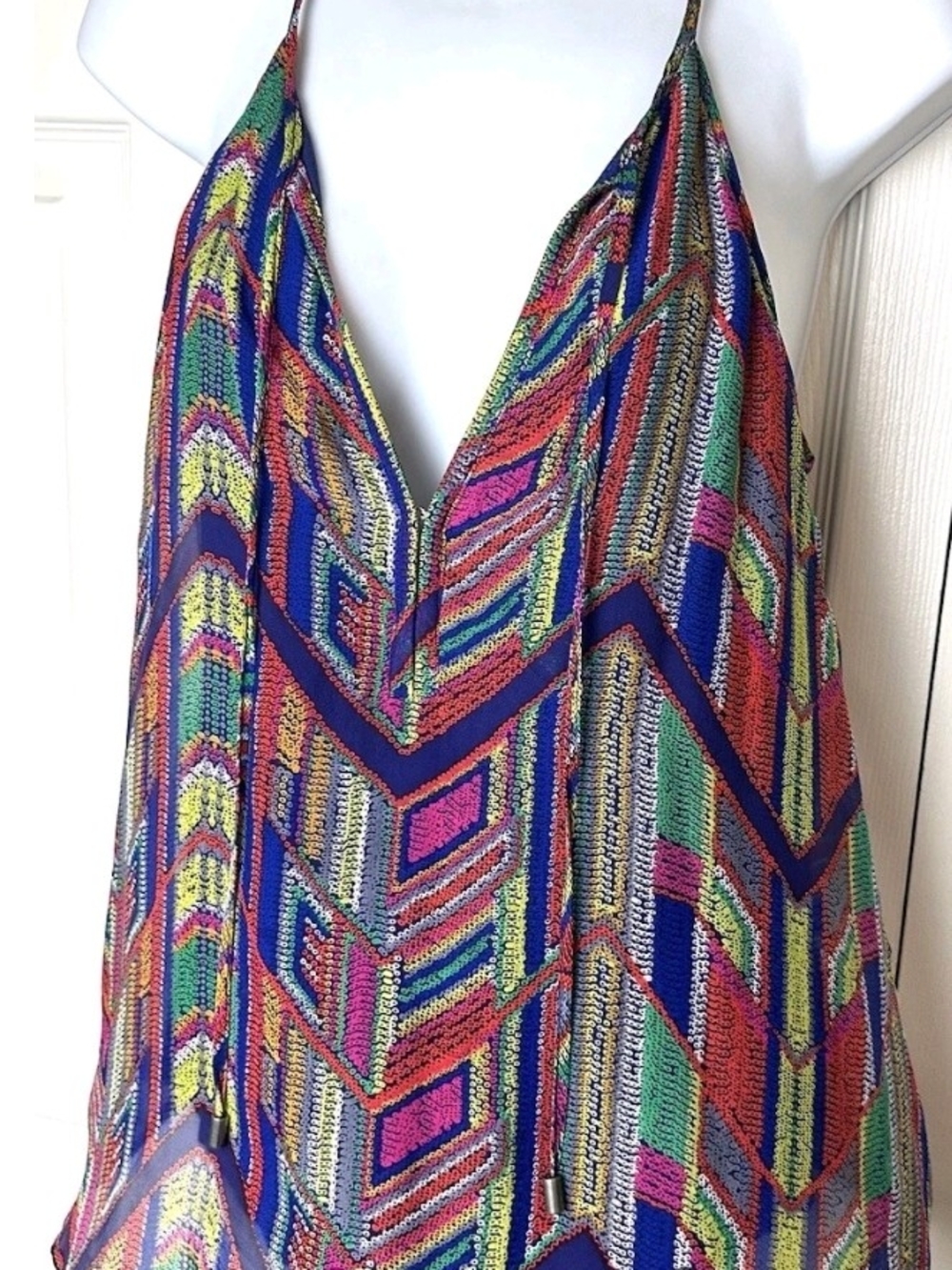 Ella Ross Mazatlan Boho Style Tank Top- Size Small